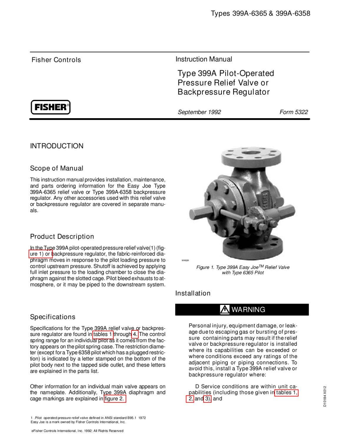 399A- 6365 Pilot Instruction Manual by RMC Process Controls