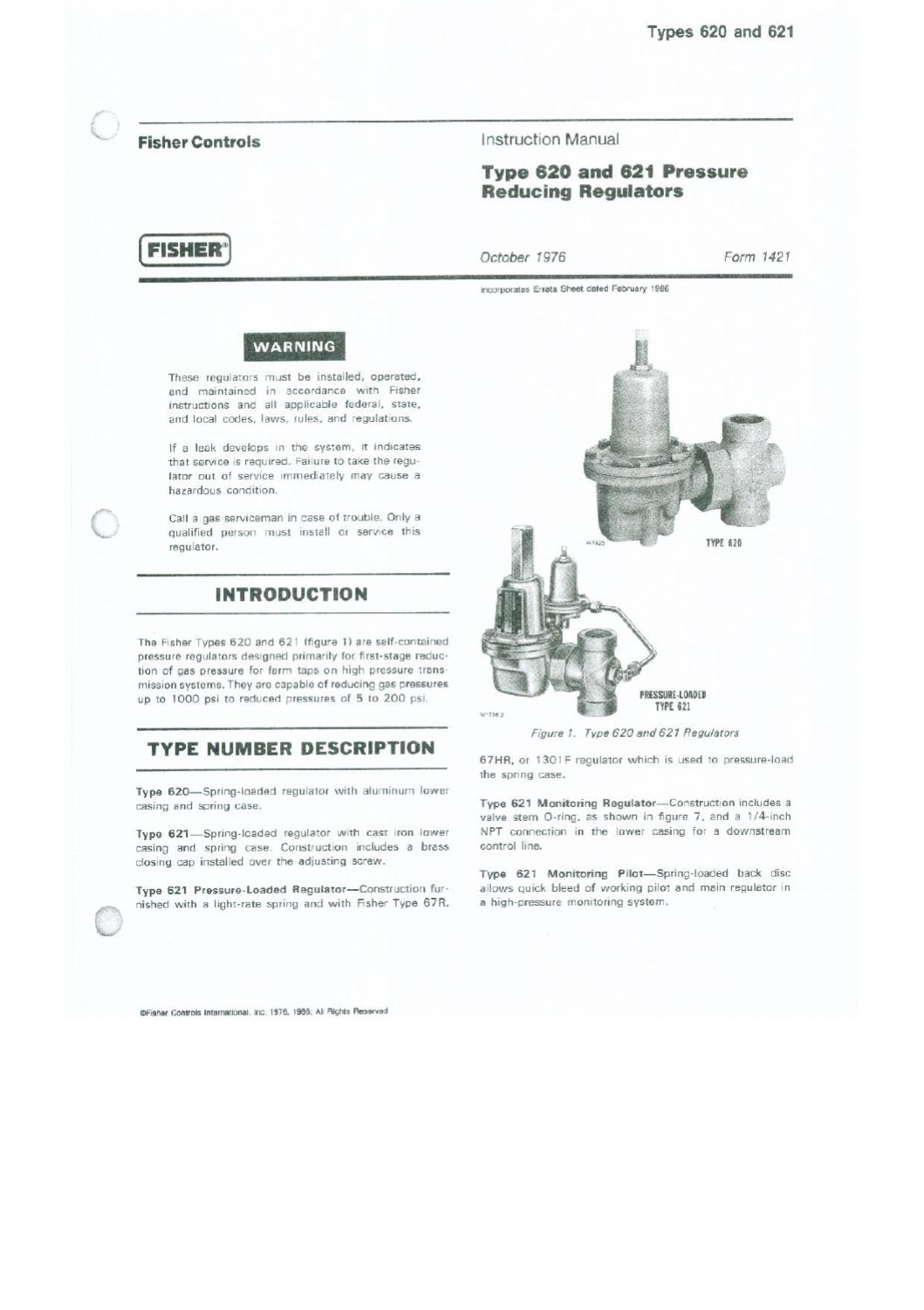 620 Instruction Manual by RMC Process Controls & Filtration, LLC. Issuu