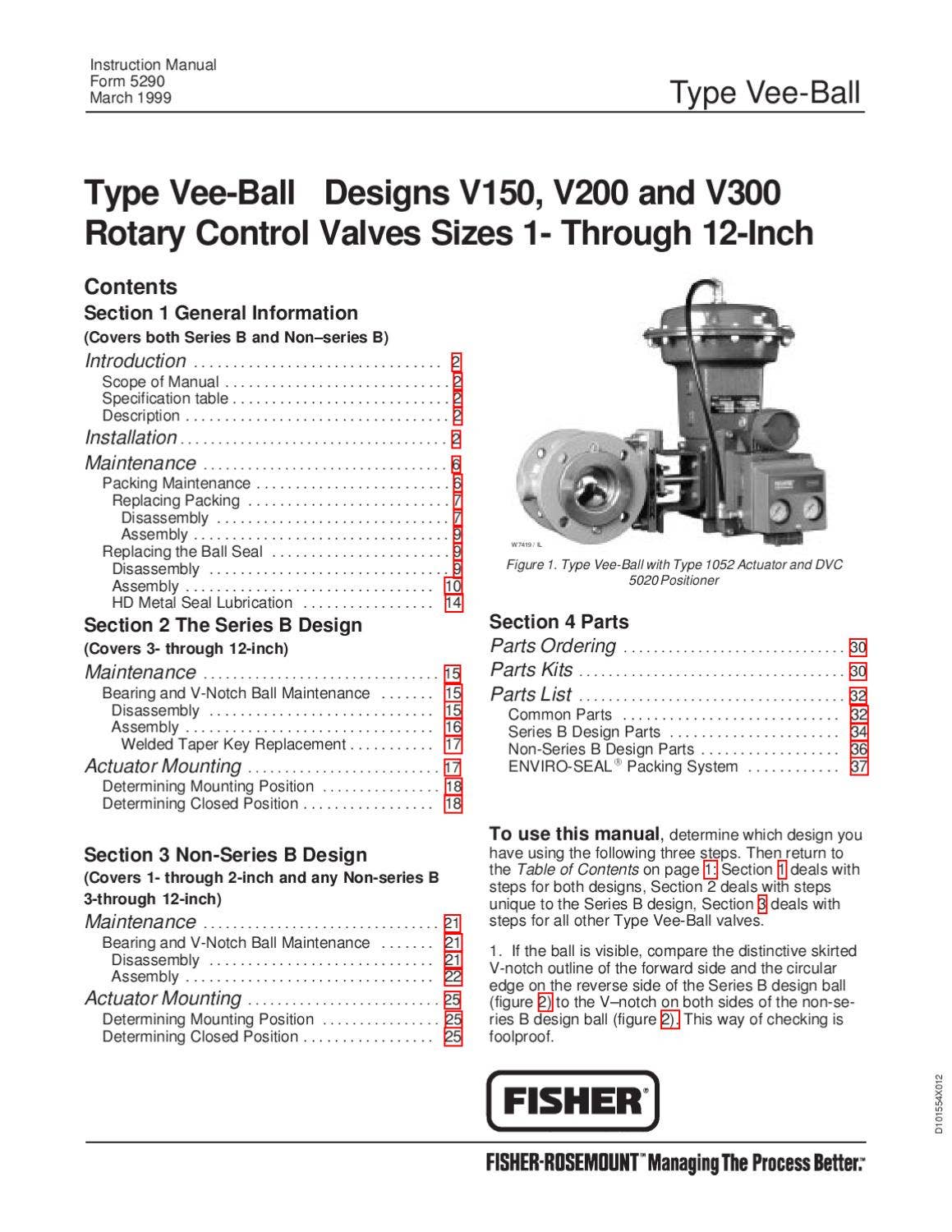 V150~V200~V300 1-12 Inch Valve Instruction Manual by RMC Process