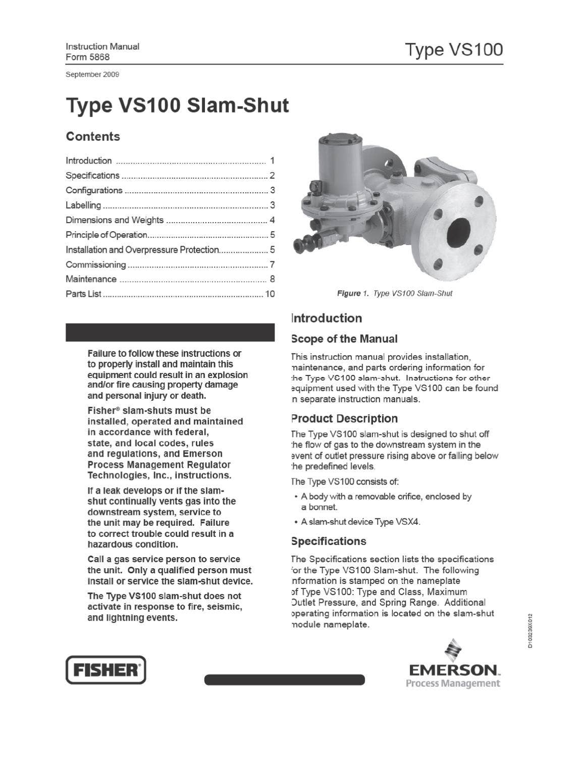 Vs100 Label VS100 Instruction Manual by RMC Process Controls & Filtration, LLC. - Issuu