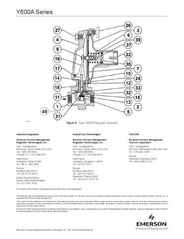 Y600A Instruction Manual by RMC Process Controls & Filtration, LLC. - Issuu