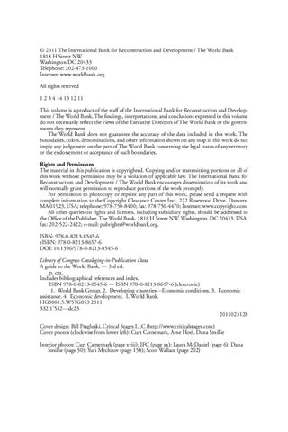 A Guide To The World Bank By World Bank Group Publications Issuu