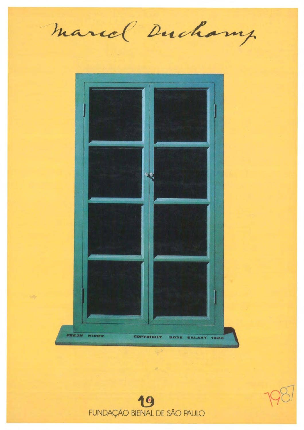 19ª Bienal de São Paulo (1987) - Exposição: Marcel Duchamp by