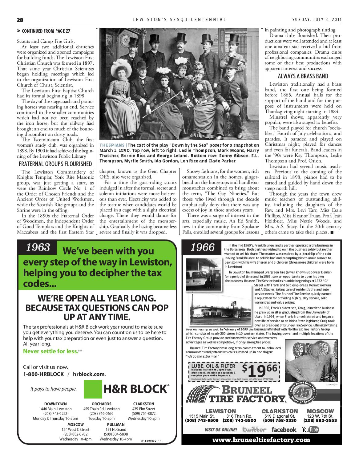 Lewiston’s Sesquicentennial by Lewiston Tribune Issuu