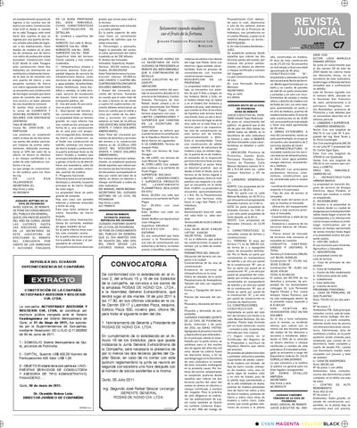 Edicion Impresa Revista Judicial Del 7 De Julio De 11 By La Hora Ecuador Issuu