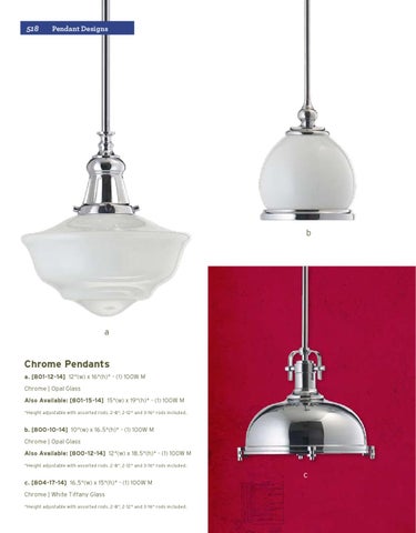 Pinhook Branding LLC 灯饰目录 · Quorum 灯饰 册 2011 吊线灯 Section 第 6 页