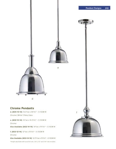Pinhook Branding LLC 灯饰目录 · Quorum 灯饰 册 2011 吊线灯 Section 第 7 页