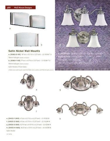 Pinhook Branding LLC 灯饰目录 · Quorum 灯饰 册 2011 Wall Mount Section 第 10 页
