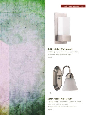 Pinhook Branding LLC 灯饰目录 · Quorum 灯饰 册 2011 Wall Mount Section 第 13 页