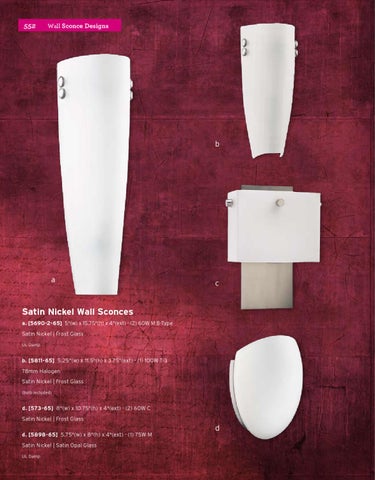 Pinhook Branding LLC 灯饰目录 · Quorum 灯饰 册 2011 壁灯 Section 第 6 页