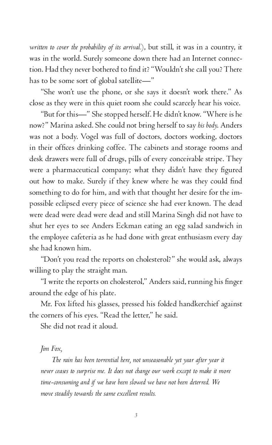 STATE OF WONDER by Ann Patchett by Bloomsbury Publishing Issuu