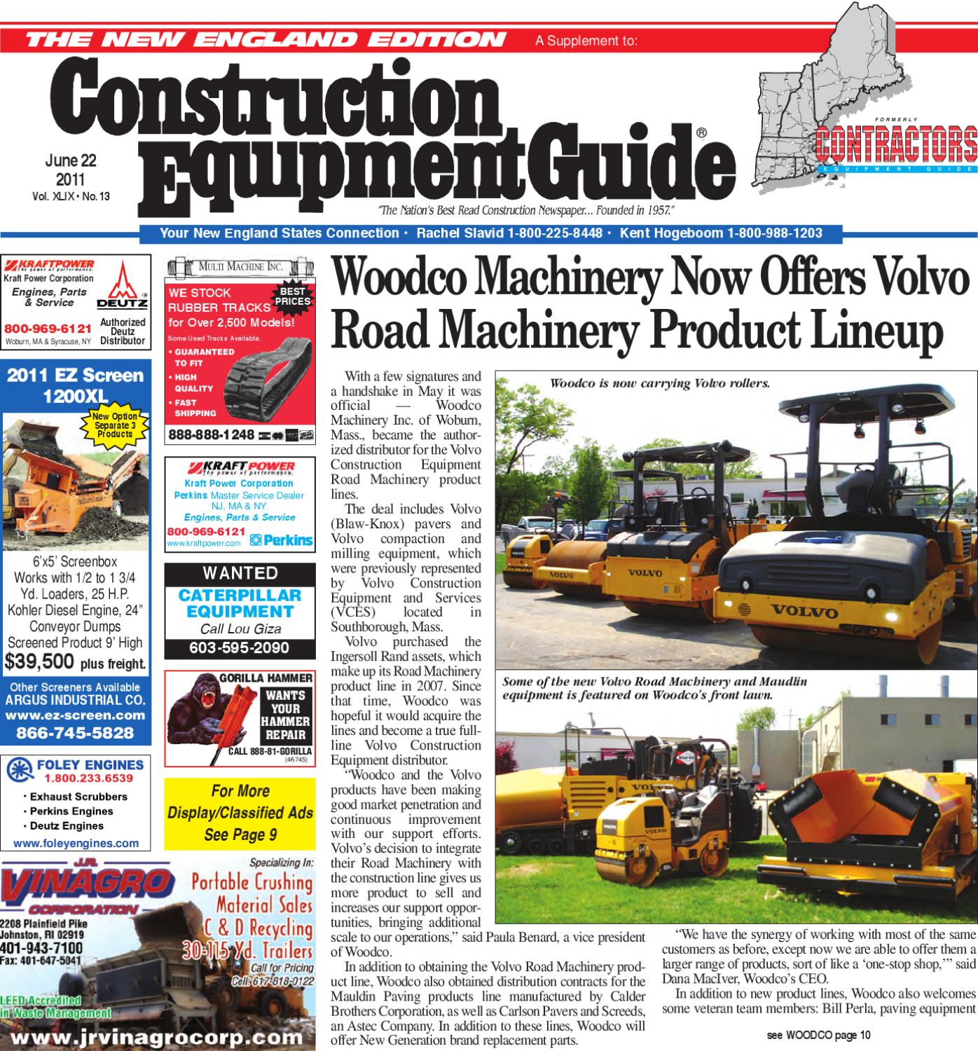 NewEngland 13, 2011 by Construction Equipment Guide Issuu