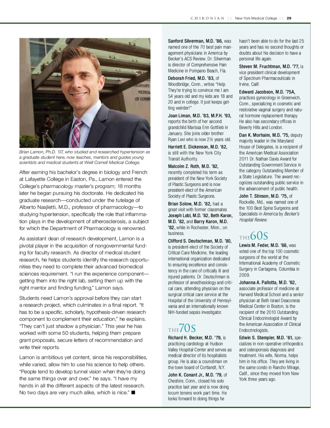 Chironian Spring Summer 2011 by New York Medical College issuu Chironian Spring Summer 2011 by New York Medical College issuu