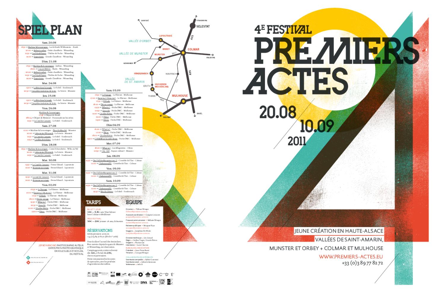 Festival Premiers Actes 2011 by MÉDIAPOP - Issuu