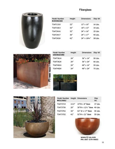 T2 New Planters 家具目录 第 11 页