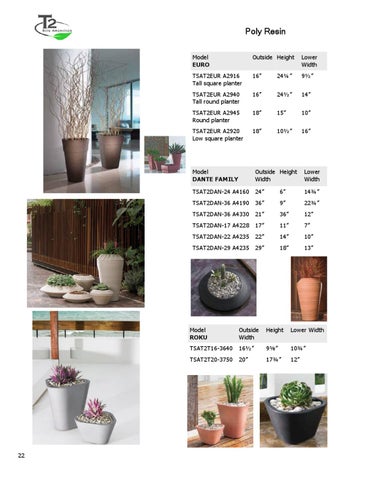 T2 New Planters 家具目录 第 22 页