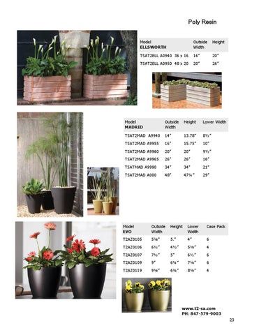 T2 New Planters 家具目录 第 23 页
