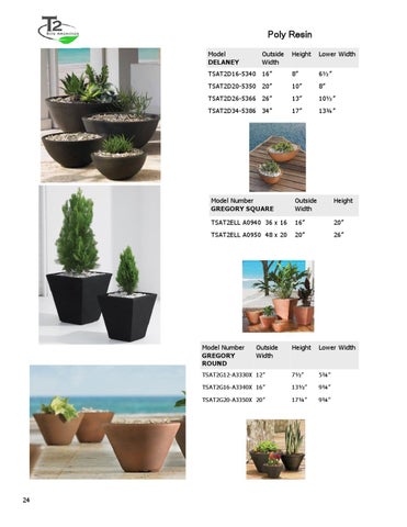 T2 New Planters 家具目录 第 24 页