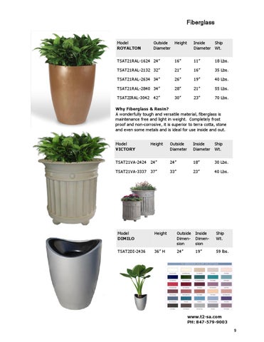 T2 New Planters 家具目录 第 9 页
