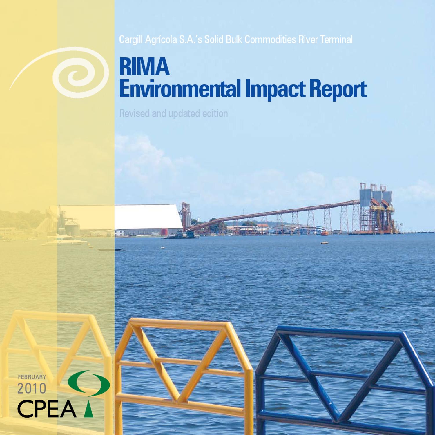 Cargill Environmental Impact Report by José Elias Silva Neto Issuu