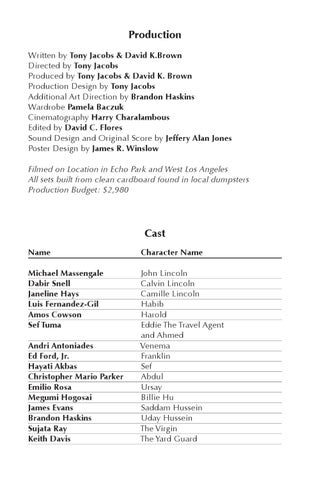 Weapon of Mass Destruction Playbill 第 5 页