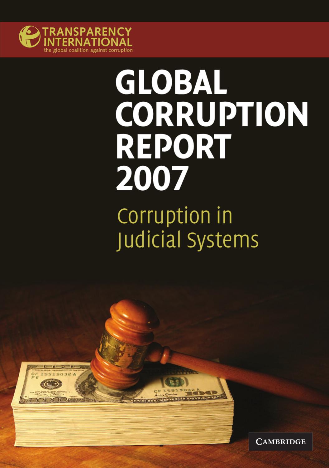 Global Corruption Report 2007 By Transparency International Issuu