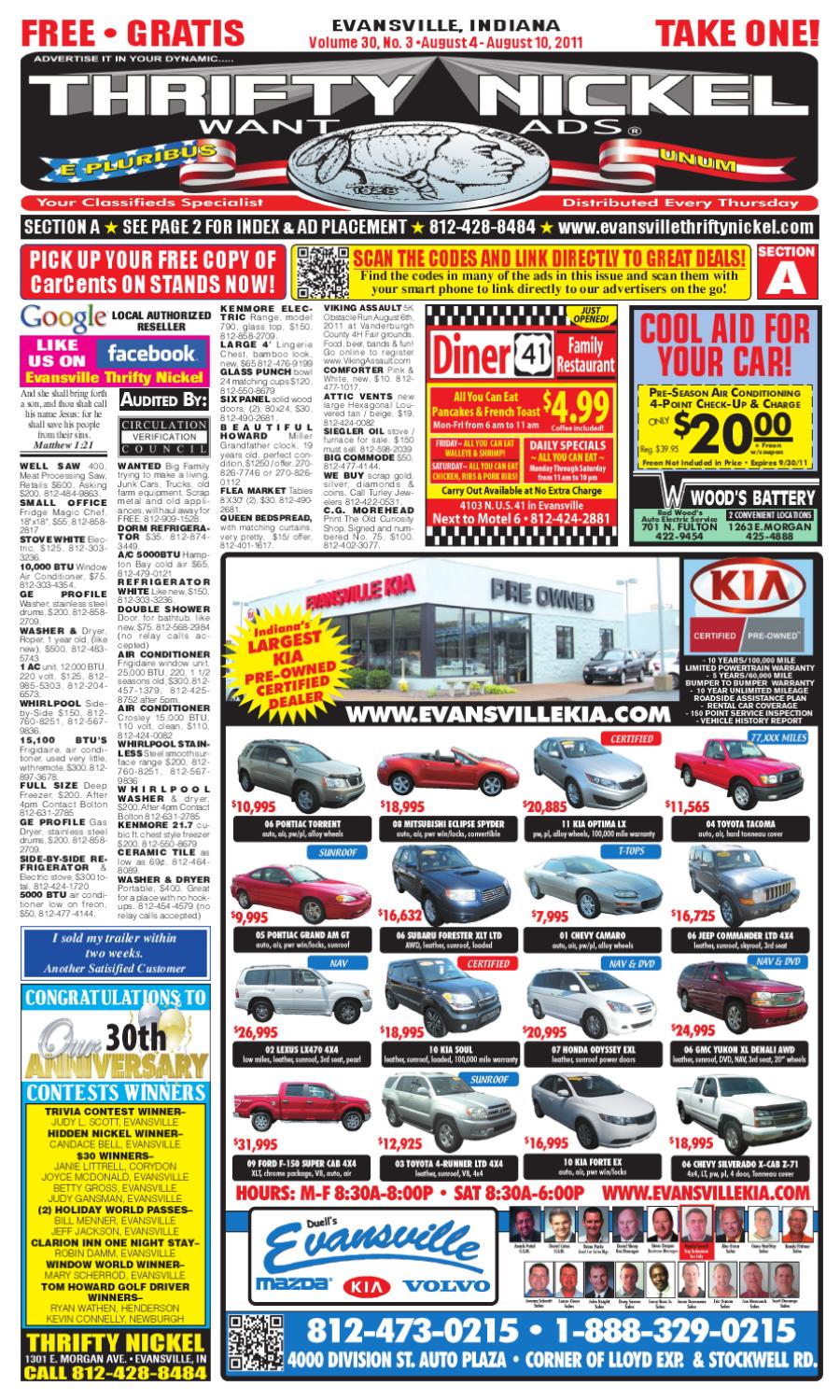 August 4th 2017 Issue By Thrifty Nickel Of Evansville Indiana Issuu