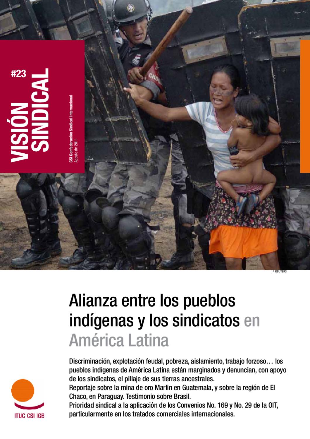 Alianza entre los pueblos indígenas y los sindicatos en América Latina by International Trade Alianza entre los pueblos indígenas y los sindicatos en América Latina by International Trade