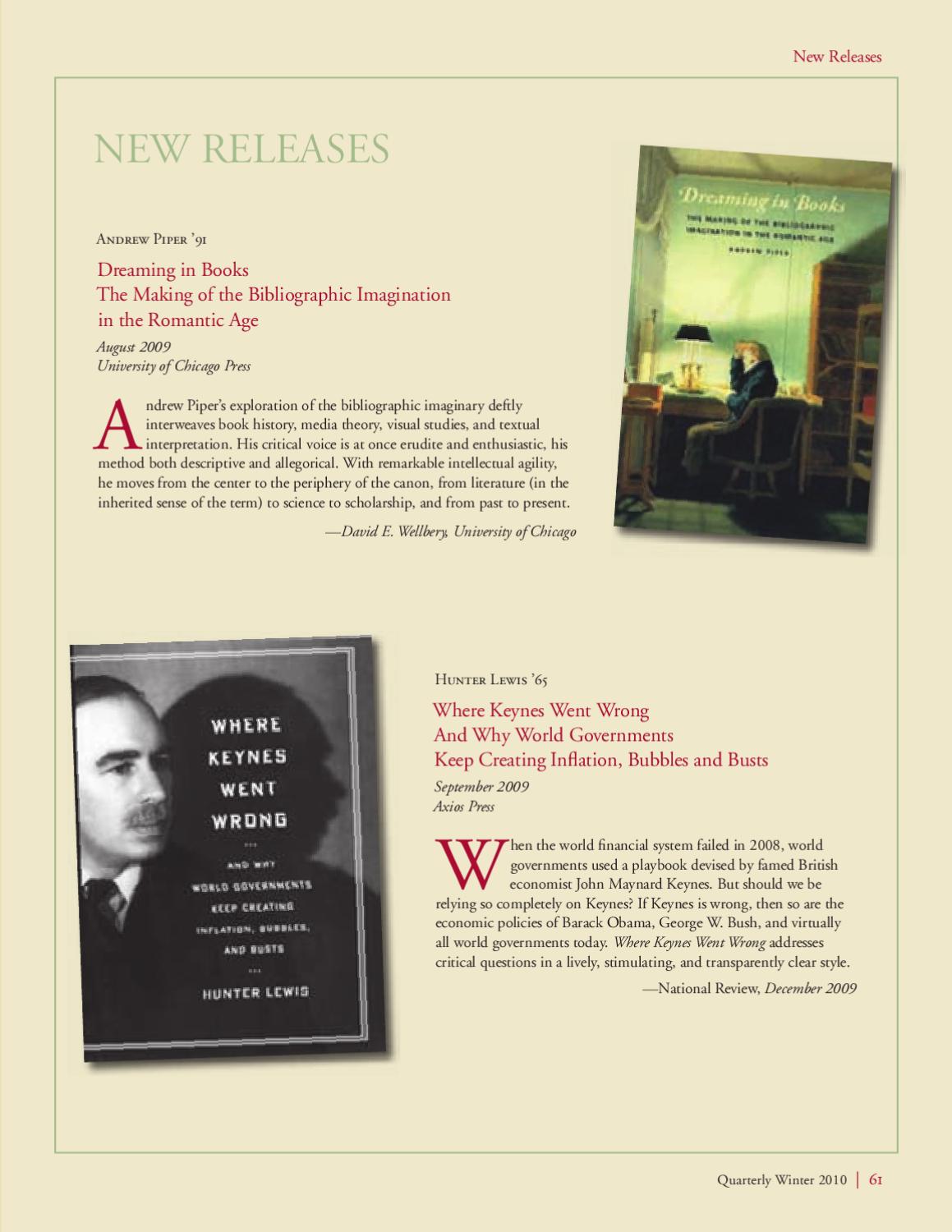 Dreaming in Books: The Making of the Bibliographic Imagination in the Romantic Age