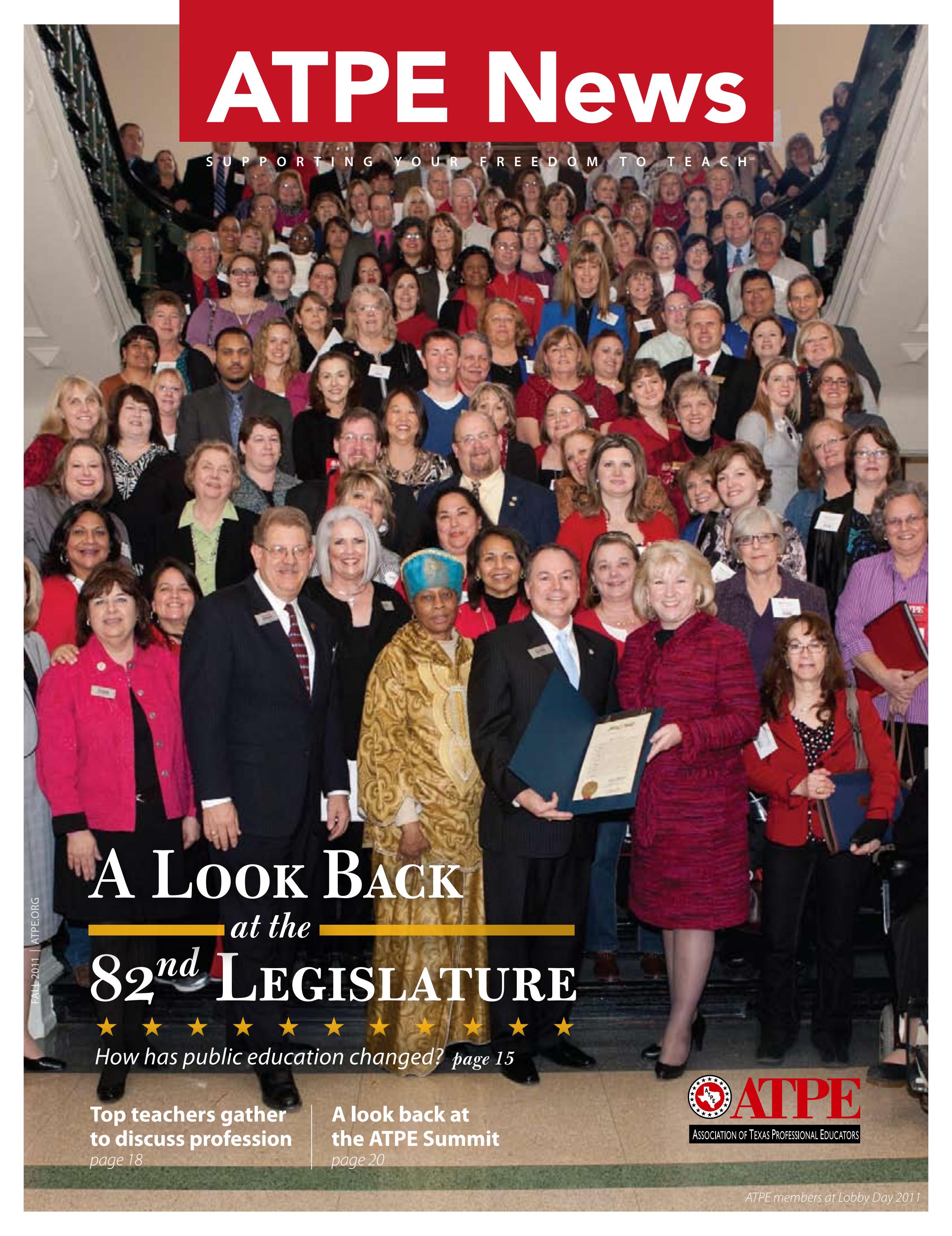 Fall 2011 ATPE News by Association of Texas Professional Educators - Issuu