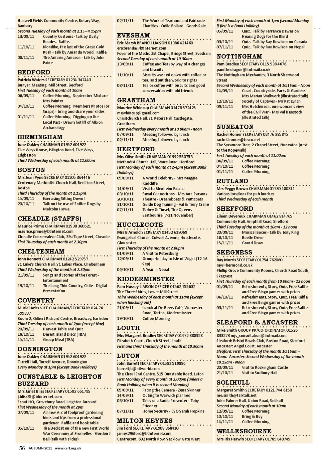 Autumn 2011 Avanti Magazine By The Civil Service Retirement