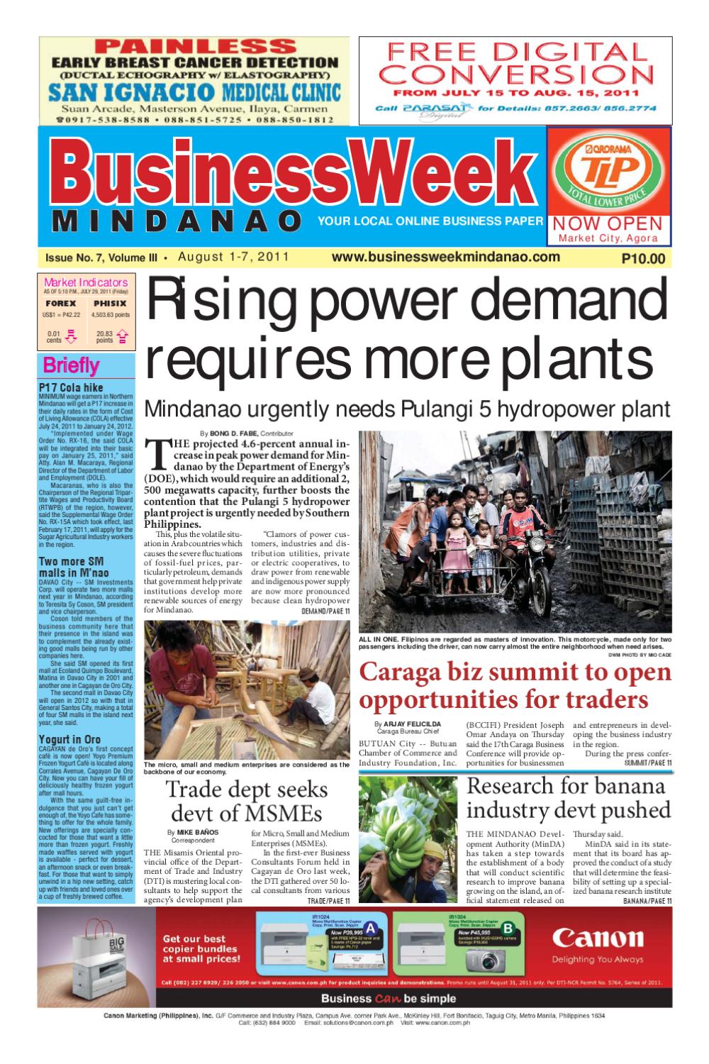 BusinessWeek August 1 by BusinessWeek Mindanao Issuu