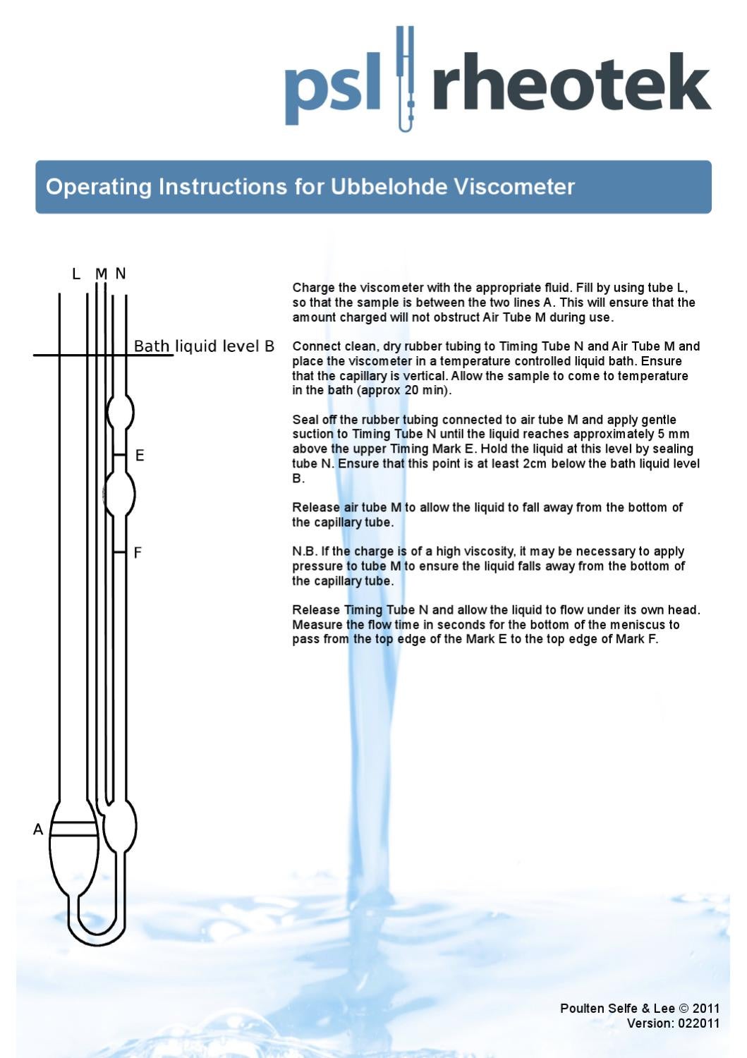 Operating Instructions for Ubbelohde by Sophie Gosling Issuu