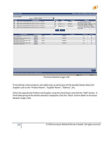 Supplier and purchase management in eresource erp by eresource erp - Issuu