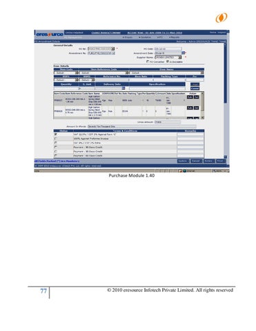 Supplier and purchase management in eresource erp by eresource erp - Issuu