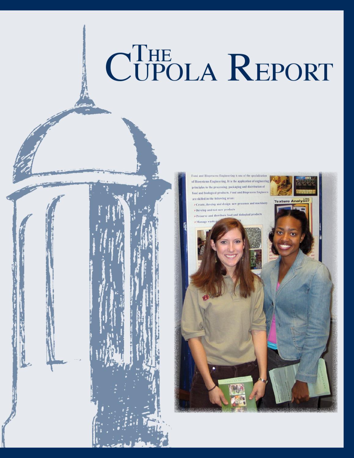 2006cupolareport by Auburn University College of Engineering Issuu