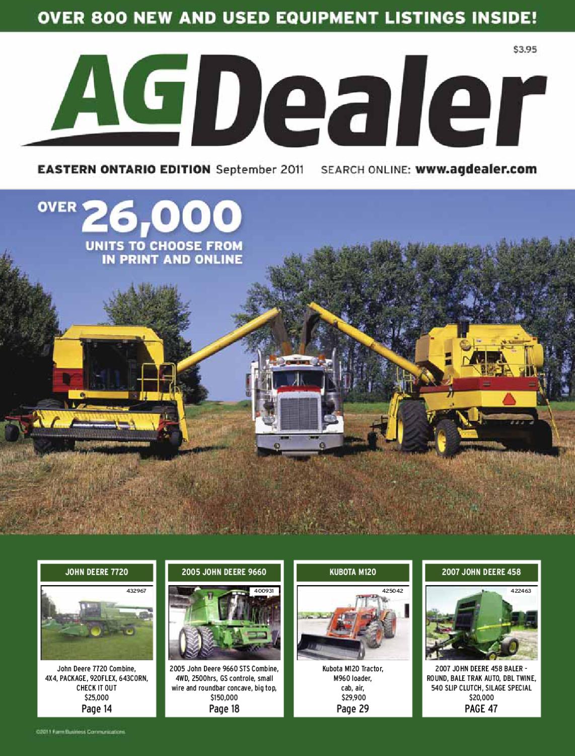 AGDealer Eastern Ontario Edition, September 2011 by Farm Business  Communications - issuu
