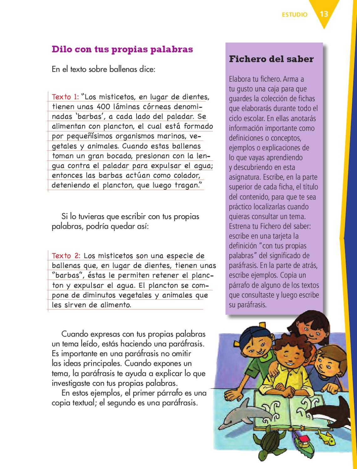 parafrasear textos