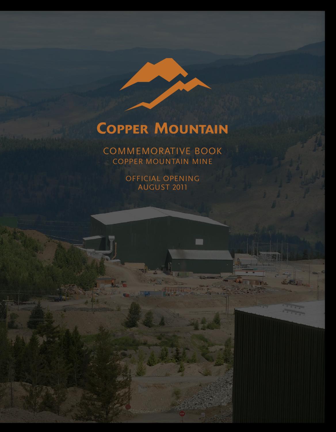 Copper Mountain Mine Commemorative Book 2011 by GLACIER MEDIA DIGITAL