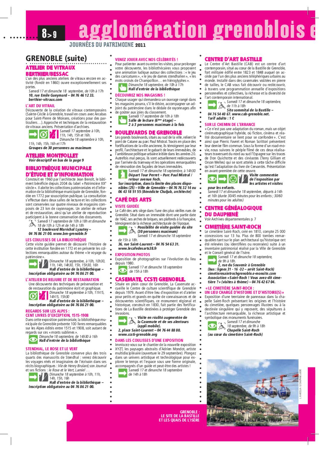 Brochure Journées du patrimoine 2011 by