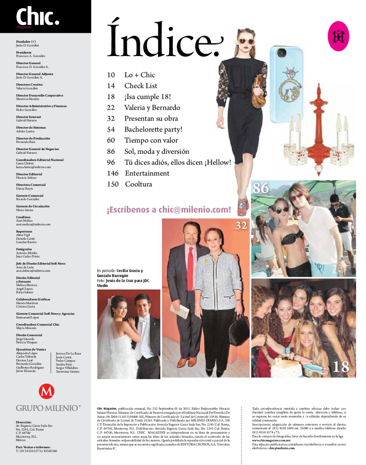 Chic Magazine edicón 252 by Chic Magazine Monterrey Issuu