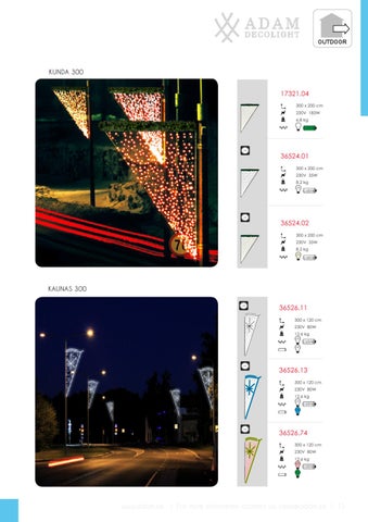 ADAMLIGHTS Adam Decolight Christmas 灯饰目录 2011 / 2012 第 15 页