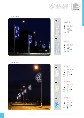 ADAMLIGHTS Adam Decolight Christmas 灯饰目录 2011 / 2012 第 17 页
