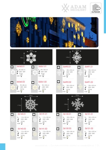 ADAMLIGHTS Adam Decolight Christmas 灯饰目录 2011 / 2012 第 21 页