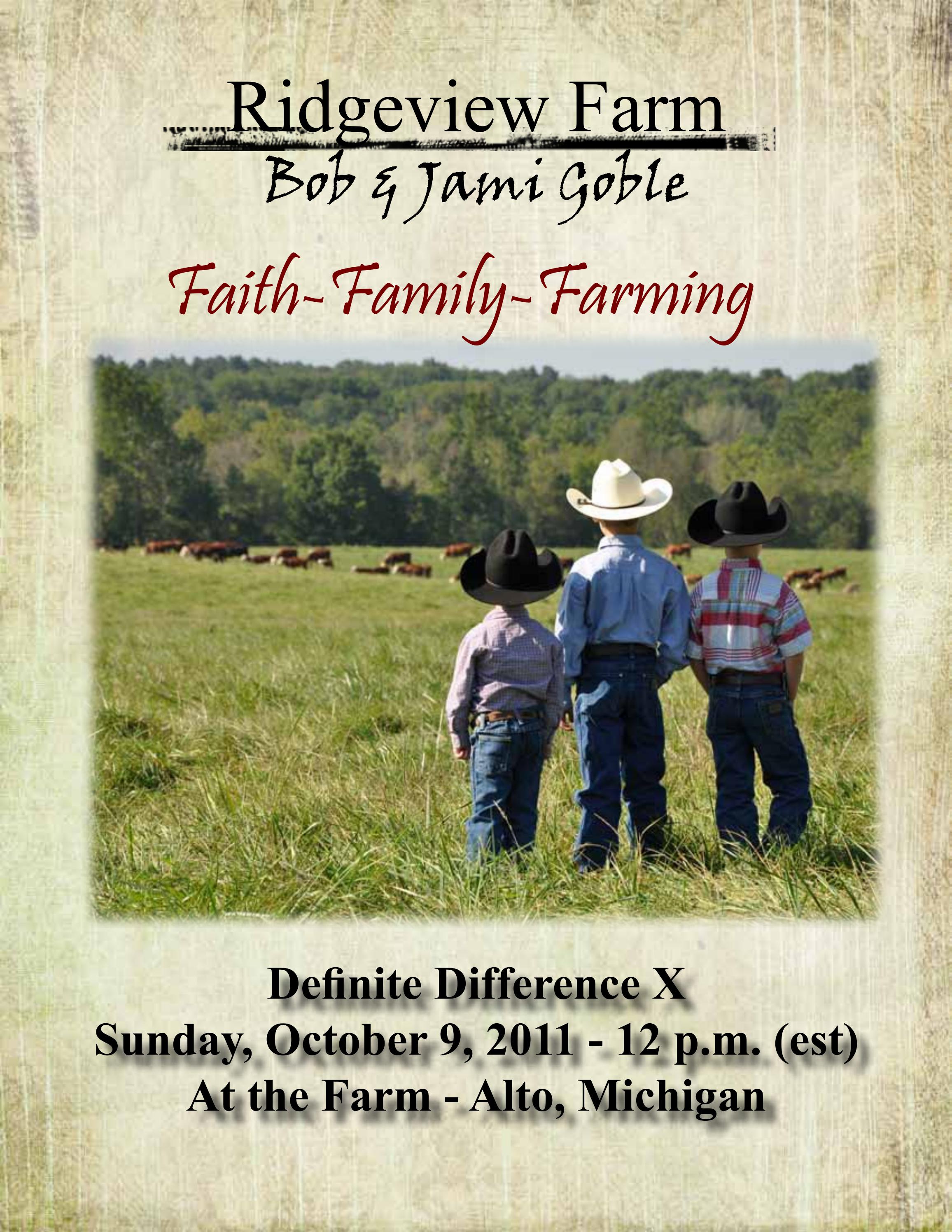 Ridgeview Farms Definite Difference X by Cattle In Motion, LLC Issuu