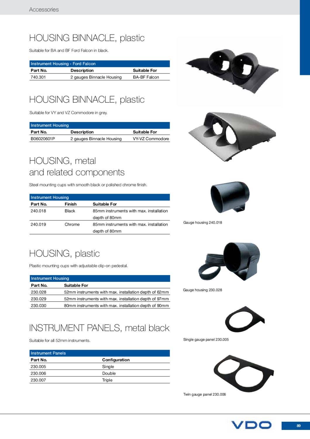 Howard Instruments /VDO_CATALOGUE_2011 by howard instruments - Issuu