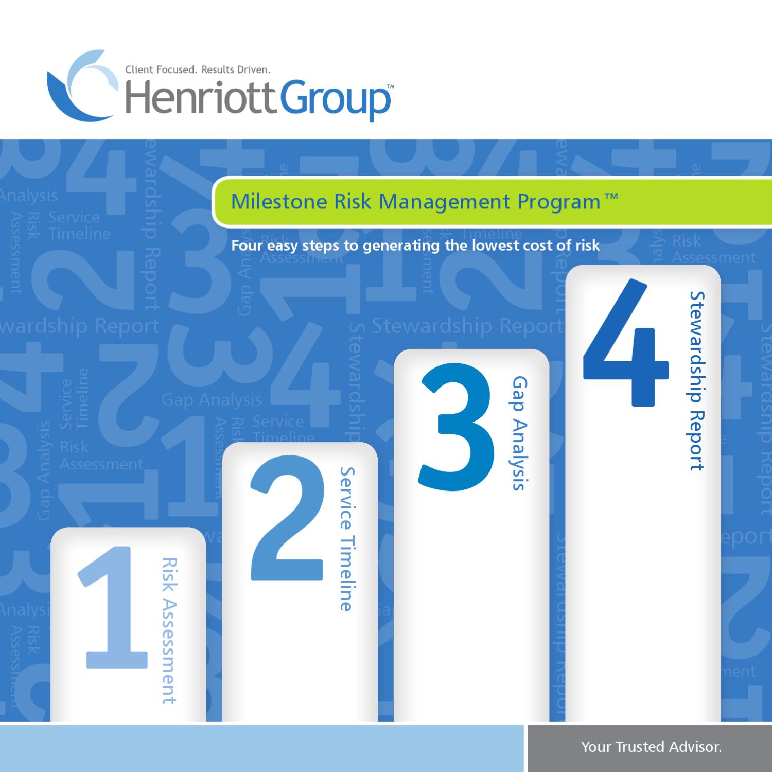 Milestone Risk Management Process Booklet by Andrew Palios - Issuu