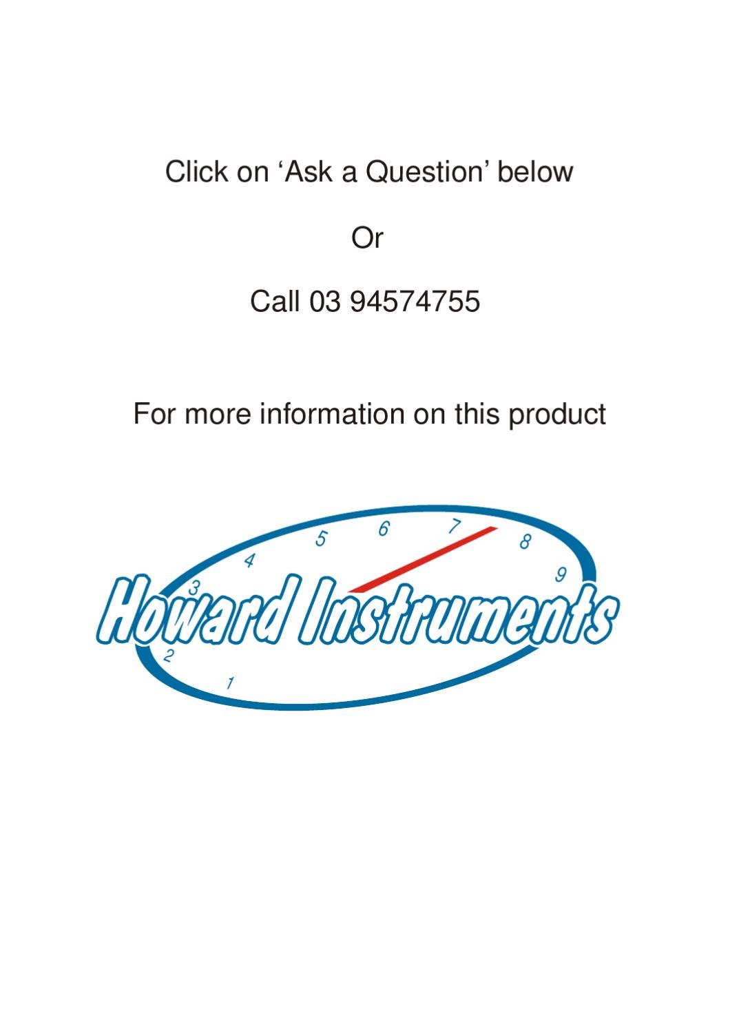 Howard Instruments /Howard%20Instruments%20Logo%20Inst by howard instruments - Issuu