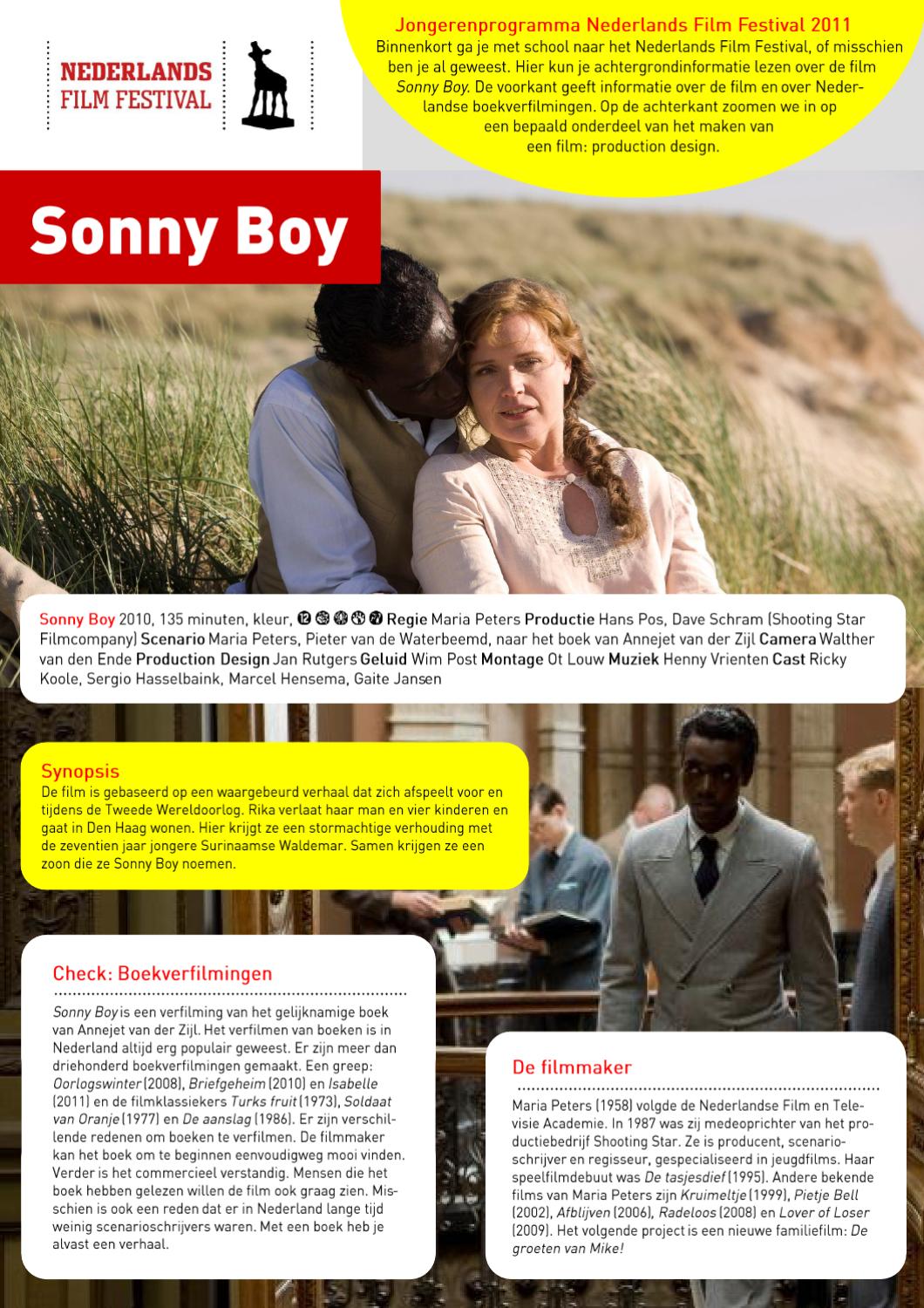 Sonny Boy by Nederlands Film Festival - Issuu