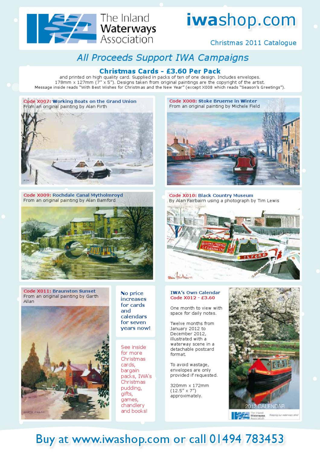 Christmas Catalogue 2011 by The Inland Waterways Association